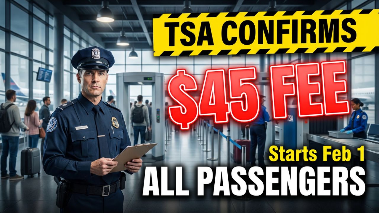 TSA Confirms New $45 Fee That Applies To ALL Passengers From February 1