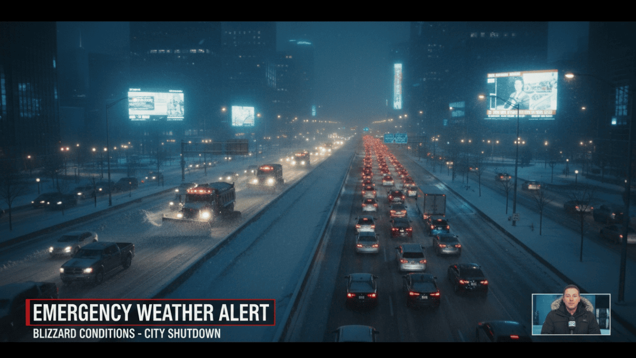 Official and confirmed, heavy snow is expected to begin late tonight as alerts warn of major disruptions and travel chaos