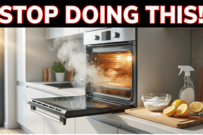 Cleaning the oven: one small trick to help it shine and smell fresh again
